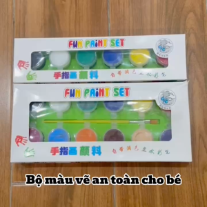 Màu Nước Poster hũ 20ml 6/12 màu