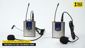 XTUGA A1 Super high frequency wireless microphoneHead-Wear Mic Volume Amplifier，for Speech Teaching Radio Loudspeaker