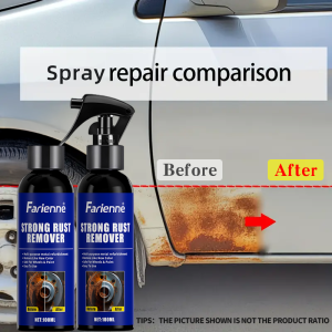 Farienne 100ML Strong Rust Remover Spray Liquid Wheels Chrome Metal Restore Shine Safe No Damage