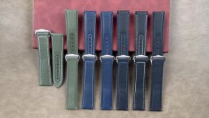 Dây Đeo Đồng Hồ Bằng Vải Nylon 20mm 21mm 22mm Dây Da Đa Năng Cho Omega Seamaster Seiko Vòng Tay Vải Bố Nam Khóa Gấp