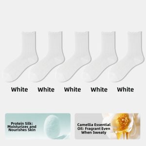 FENGTING | Breathable Anti-odor Moisture-wicking Silky Summer Thin Mid-calf Womens Socks