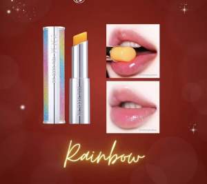 [Chính Hãng HQ] Son dưỡng YNM mềm môi mờ thâm có màu Rainbow Honey Lip Balm Light Pink Orange Red. Son dưỡng môi hàn quốc có 3 màu.