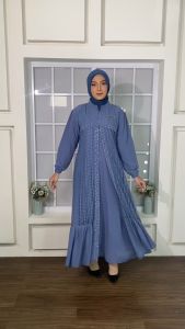 olshop mugfa baju gamis lebaran kekinian baju wanita ter baru mahira dres 2024 baju pesta mewah baju kondangan