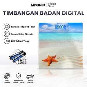 Timbangan Badan Kaca Digital Body Elektronik Motif 180kg