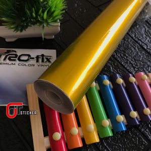 Skotlet kuning emas candy metalik profix premium color vinyl (P 50cm x L 45cm)