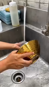 HH16-30 ถาดวางแก้ว วางผลไม้พร้อมที่ระบายน้ำ [7]