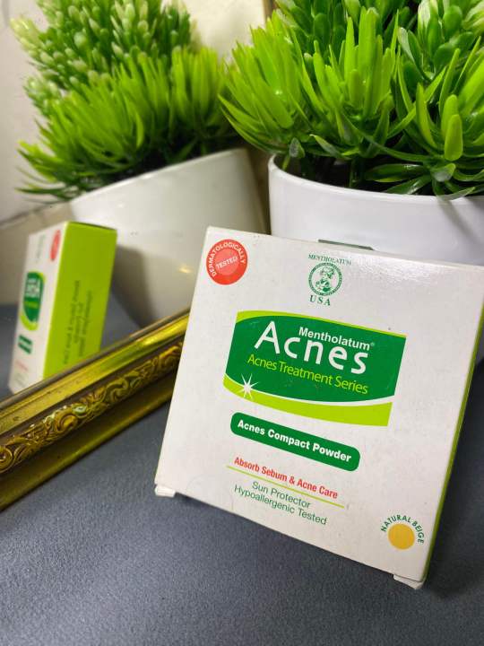 Acnes Compact Powder 14gr shade Natural Beige- murah meriah | Lazada ...