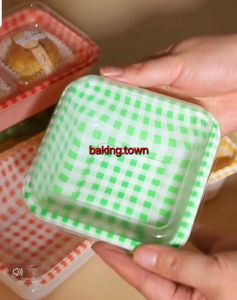 10pcs - korean dessert box cake kotak tempat kue bento cake lunch box
