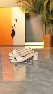 LZ Vintage Style High Heel Sandals For Women With Wide Width And Toe LZ08