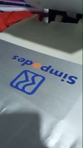 Payung Lipat Custom Desain Nama Logo Sablon Anti UV Souvenir