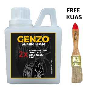 GENZO Semir Ban 1 liter Pengkilap Ban Penghitam Ban Mobil Ban Motor Awet Tahan lama