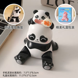 Cute Piggy Phone Stand Desktop Decorations Practical Office Supplies Mothers Day Gift Creative Resin Craft Friend Colleague