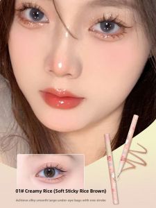 MONLEYTA | Long-Lasting Waterproof Eyeliner Pen For Women Genuine Product Highlight Pink Color Manliata Brand Crawling Silkworm Pen