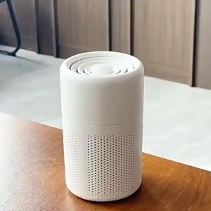 Keluer Air Purifier PM2.5 เครื่องฟอกอากาศ ไส้กรอง HEPA ระดับ H13 การฟอกอากาศด้วยไอออนลบแสงสีฟ้า