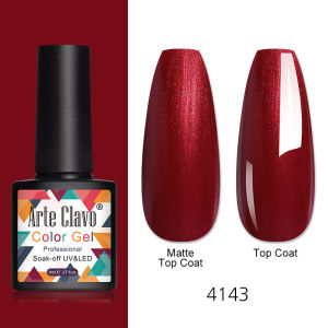Arte Clavo 8ml UV Gel Nail Polish Red Color Gel Polish Soak Off Nude Gel Varnish Lacquer Nail Art Vernis Manicure Semi Permanant