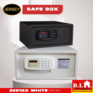 Do It Home Jersey E2042A White and Black Electronic Room Safe Box