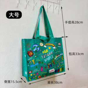 Túi Xách Tay Hoạt Hình Dung Tích Lớn Túi Mua Sắm Du Lịch Thời Trang Túi Đựng Đồ Bền Bỉ Túi Đeo Vai Đơn Thân Thân Thiện Với Môi Trường Túi Đựng Đồ
