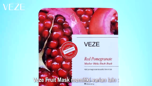 VEZE Facial Mask Premium BPOM - Masker Wajah Pelembab & Anti-Aging dengan Ekstrak Buah