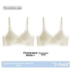 QIANLINGMEI | Nursing Bra for Small Busts Gathering Anti-Sag Seamless