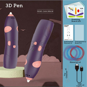 CODWireless 3D Printing Pen 3D Printer Low Temperature --Free PCL Filament Arts Pen Making Doodle Arts Crafts