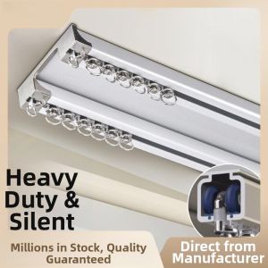 MOLORE | Quiet Hole-free Integrated Curtain Track