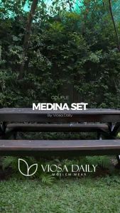 MEDINA KIDS ABAYA ANAK PEREMPUAN SET HIJAB SYARI