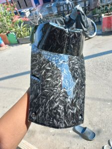 tutup mesin vario 110 karbu old karbon forget