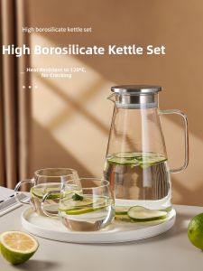 Baroquehouse | High-temperature Resistant Large Capacity Glass Water Pitcher