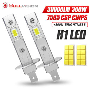 30000LM H1 LED Headlight 300W Mini Canbus Led for Car Headlamp Fanless Light Auto Diode Fog Lamps 6000K White Automobile 12V