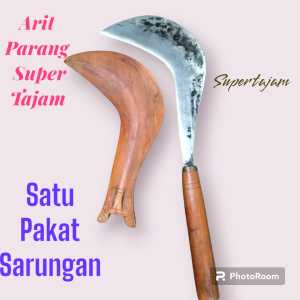 arit congkrang baja asli tajam plus serangka sarung
