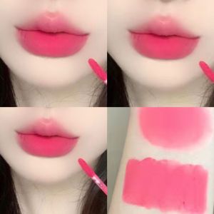 Son Môi Hàn Quốc Màu Hồng Táo Bạo Lâu Trôi Son Bóng Dưỡng Ẩm Màu Đỏ Hồng Cho Nữ Son Môi Trang Điểm Môi