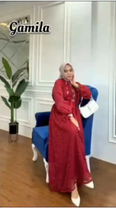 Gamis Pesta Muslim Elegan dan Kekinian GAMILA