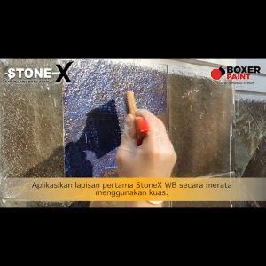 (5 LT) STONEX Pelapis Batu Alam Water Based Cat Pelapis Batu Alam