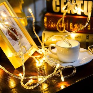 1PC 10M100LED Festive Decorative Fairy String Lights USB-Powered Indoor And Outdoor Atmosphere Lights for Wedding Home Party