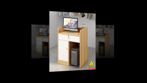 Bàn thu ngân bàn lễ tân bàn tính tiền bằng gỗ MDF QTT516 - NỘI THẤT LẮP RÁP VIENDONGADV