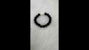 Vòng tay tỳ hưu tam hợp hợi mão mùi chất liệu mã não đen - size 8 10 12ly cho người mệnh mộc mệnh thủy - có khai quang điểm nhãn may mắn tài lộc - bảo hành 12 tháng - PHONG THỦY ANH VŨ