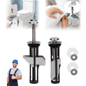 Heavy Duty Toilet Seat Fastener Bolt Kit ถังสแตนเลสห้องน้ํา Bolt บานพับสกรู Retractable Toilet Cover Bolt Kit
