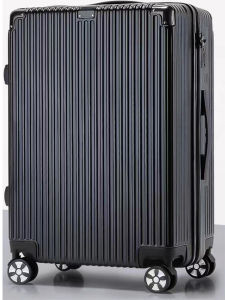 Expandable Travel Suitcase Double Layer Explosion-Proof Zipper Password Box Durable Luggage Carrying Case for Men And Women