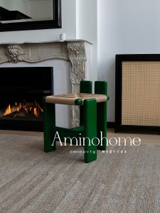 Retro Style Wicker Dining Chair Handwoven Hemp Rope Small Makeup Chair Living Room Side Chair No Armchair Customizable Seat