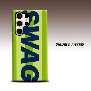 BILIBILI | Swag Stripe For Samsung Galaxy S26 S25 S24 A56 A36 Dual Layer Luxury Fashion Full Lens Protective Case