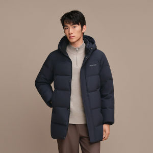 bosideng | Hooded Down Jacket Mens Mid-Length Warm 90% Fill
