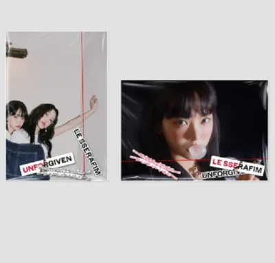 SALE Le Sserafim Unforgiven Weverse ver SET Unsealed