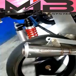 SELENCER/SILENCER ONLY CLD RACING TYPE MONSTER X & PRO SERIES INLET 50MM