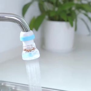 360° Rotatable Telescopic Tap Water Filter Sprinkler Anti-Splash Faucet Nozzle Water Saver Can
