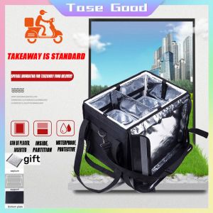 Tase Good 32L/48L/62L Thermal Insulated Bag Food Business food delivery bag motorcycle delivery food bag