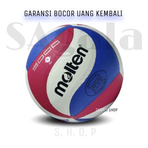 Bola Voli Molten V5M5000 Soft Touch Size 5 Jahit Gratis Adaptor Jarum Pompa