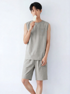 Semir | Cool Comfort Mens Pajama Vest Shorts Set