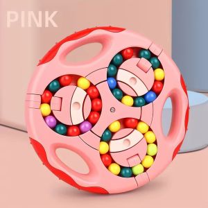 3In1 Kids Rotating Magic Beans Fingertip Cube Toys Children Spin Bead Puzzles Game Learning Educational Adults Stress Relief Toy