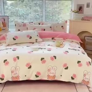 MOLORE | Bộ Đồ Chăn Ga Gối 4 Món Cotton Mềm