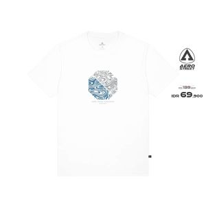 Aerostreet T Shirt Armania Putih - Kaos T-Shirt Tshirt ABBAA